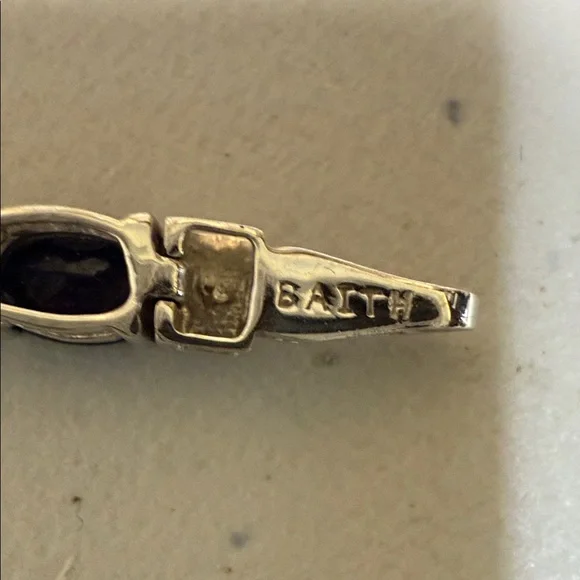 Baith Sapphire And Diamond Tennis Bracelet 7 1/2” - Picture 3 of 4